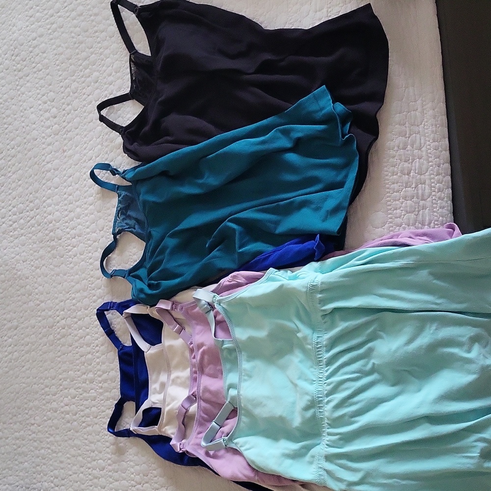 Lot of 6 Breastfeeding Nursing Tank Top Cami